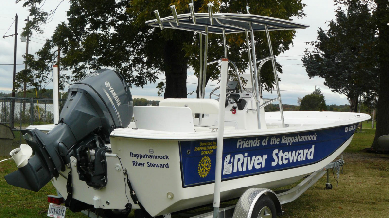 Friends of the Rappanannock River Steward Boat Christening and Launch